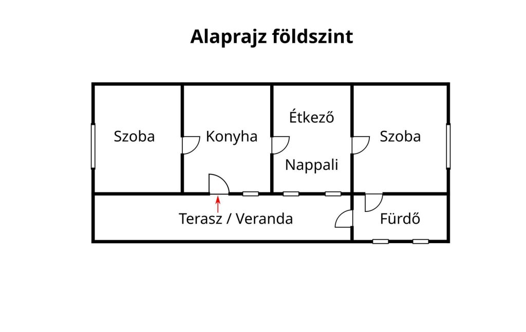abádszalók családi ház terv