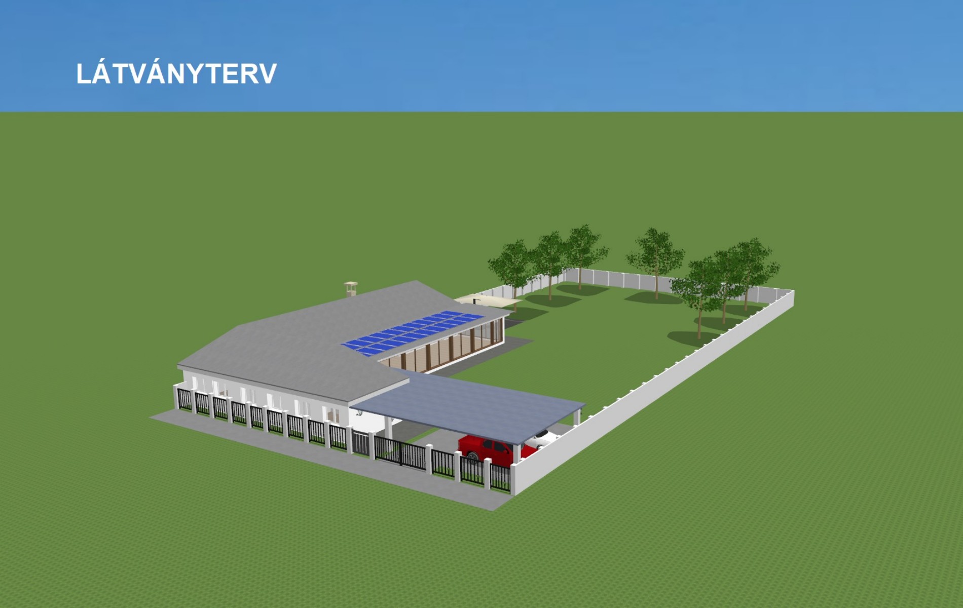 Ősi családi ház kúria terv