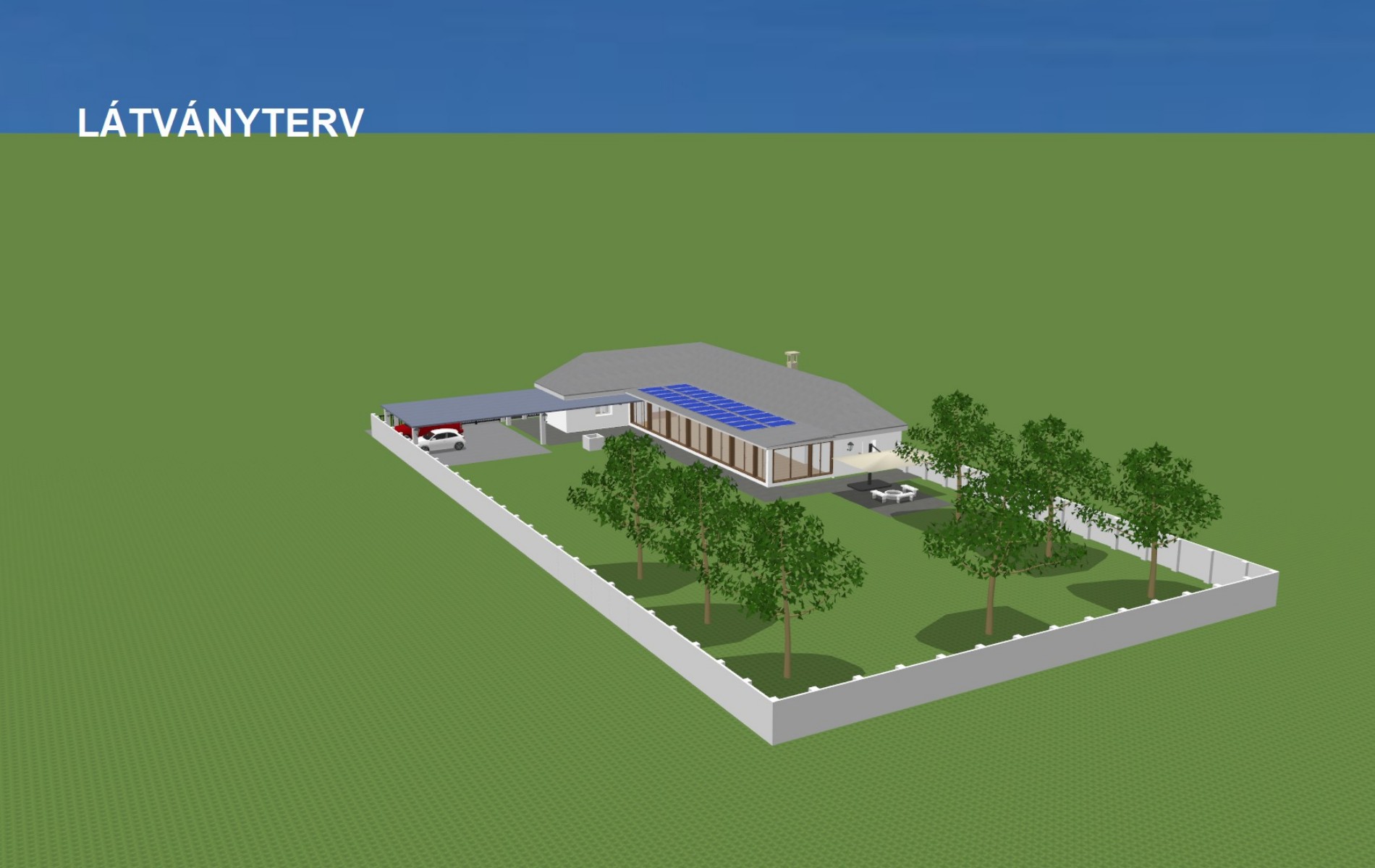 Ősi családi ház kúria terv