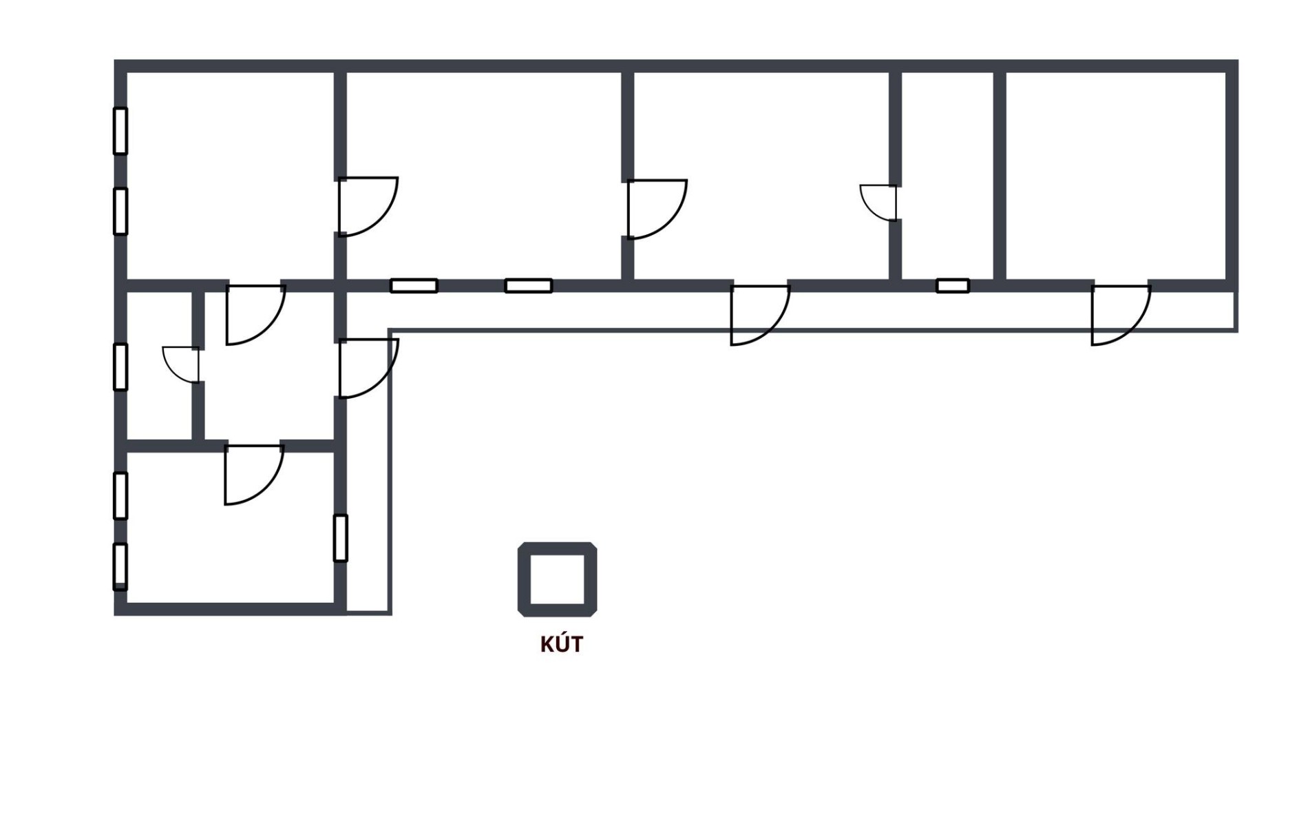 Ősi családi ház kúria alaprajz